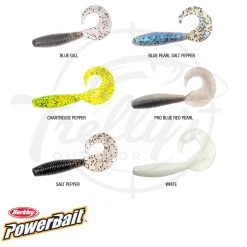 Soft Plastic Lures Berkley Powerbait Power Grub Soft Plastic Fishing Lure