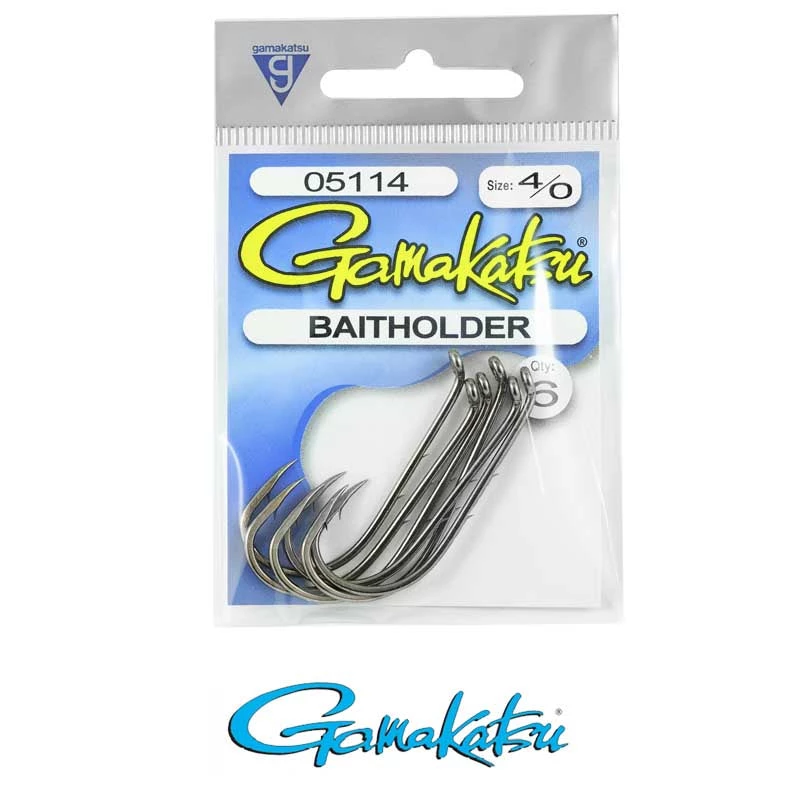 Gamakatsu Baitholder Fishing Hooks 1 Gamakatsu Baitholder Fishing Hooks