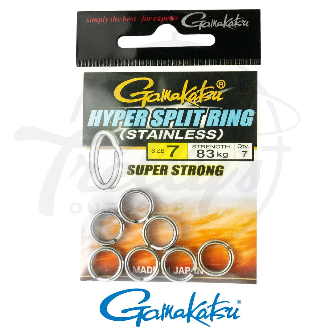 Gamakatsu Hyper Power Split Rings Fishing 1 Gamakatsu Hyper Power Split Rings Fishing