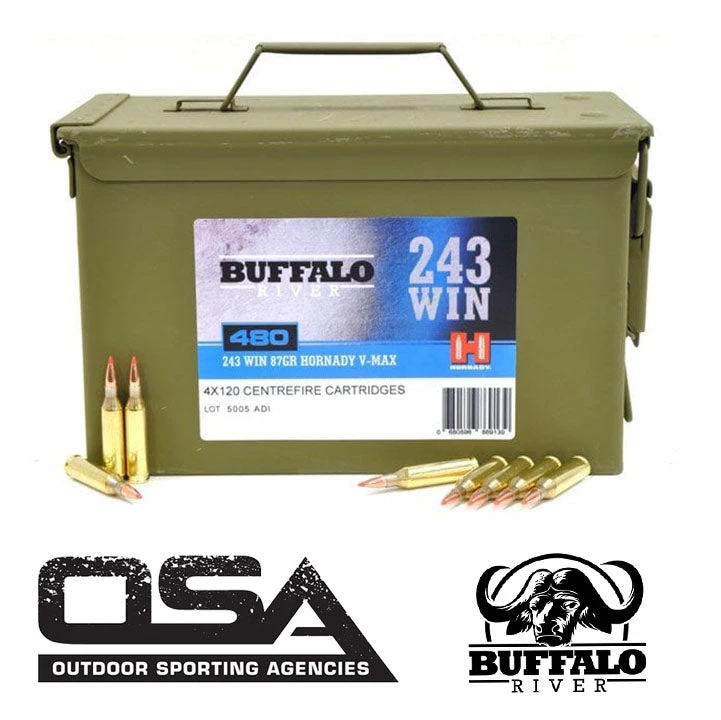 OSA Buffalo River 243 87gr V-Max 1 OSA Buffalo River 243 87gr V-Max