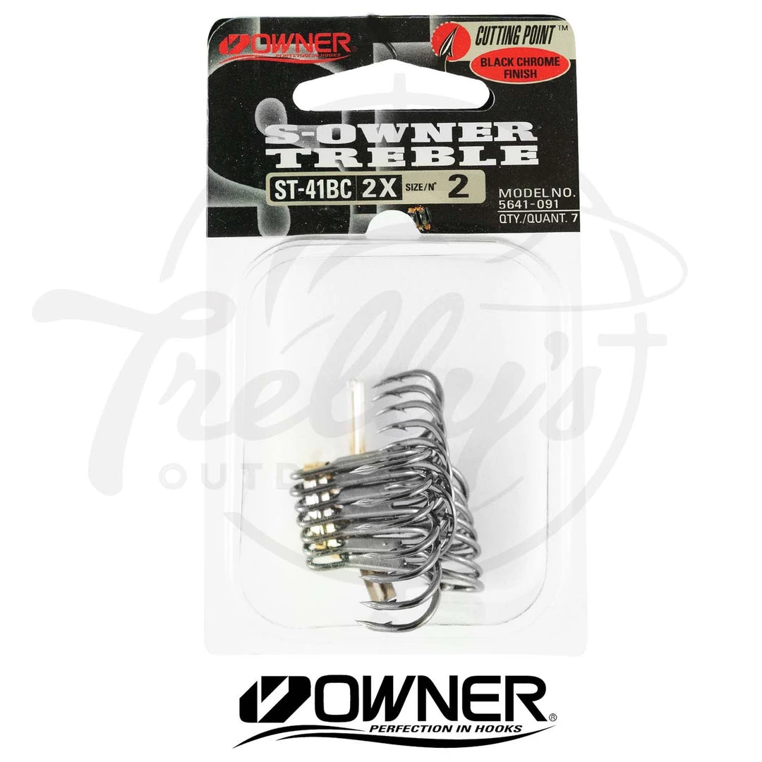 Owner ST-41 Treble Fishing Hook 1 Owner ST-41 Treble Fishing Hook