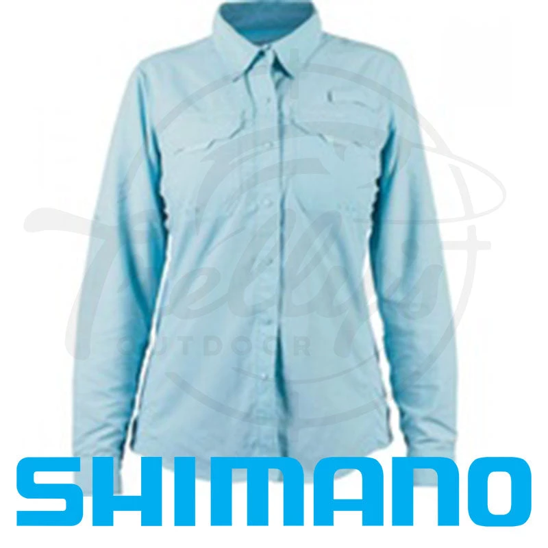 Shimano Ladies 8 Aqua Vented Fishing Shirt 1 Shimano Ladies 8 Aqua Vented Fishing Shirt