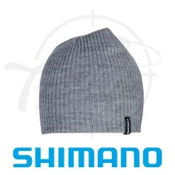 Shimano Ribbed Grey Beanie Apparel