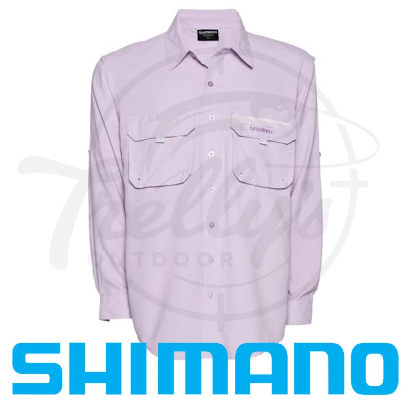 Shimano Ladies 8 Lilac Vented Fishing Shirt Apparel 1 Shimano Ladies 8 Lilac Vented Fishing Shirt Apparel