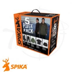 Spika Mens 5 Piece Pack Apparel