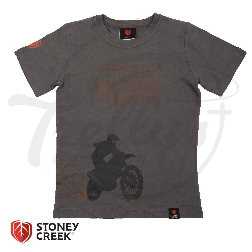 Stoney Creek Kids Kickn Up Mud Tee Apparel 1 Stoney Creek Kids Kickn Up Mud Tee Apparel