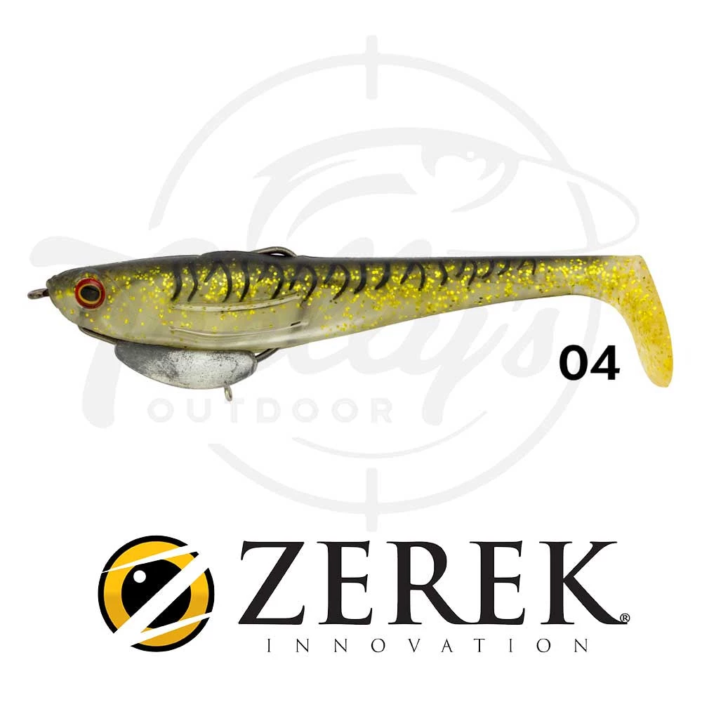 Zerek Flat Shad Pro Soft Plastic Fishing Lure 10 Zerek Flat Shad Pro Soft Plastic Fishing Lure
