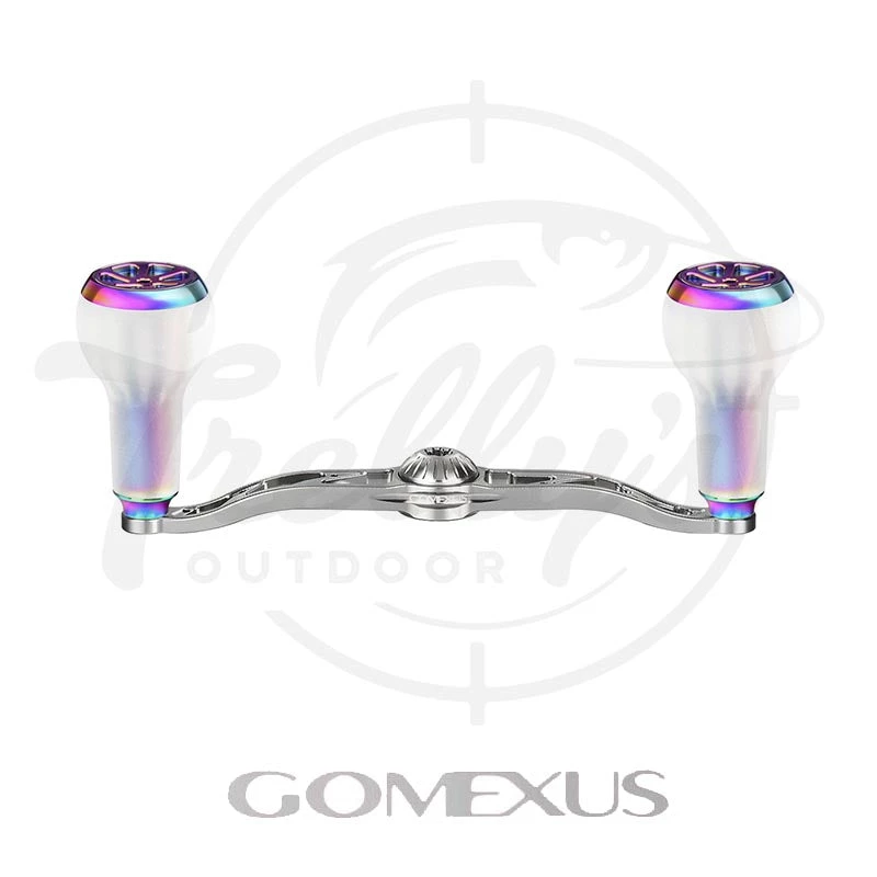 Gomexus Aluminium Crank Handle TPE Knob For Shimano Reels 1 Gomexus Aluminium Crank Handle TPE Knob For Shimano Reels