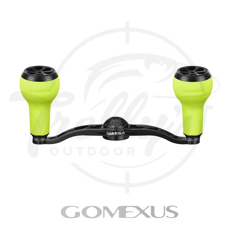 Gomexus Aluminium Crank Handle TPE Knob For Shimano Reels 2 Gomexus Aluminium Crank Handle TPE Knob For Shimano Reels