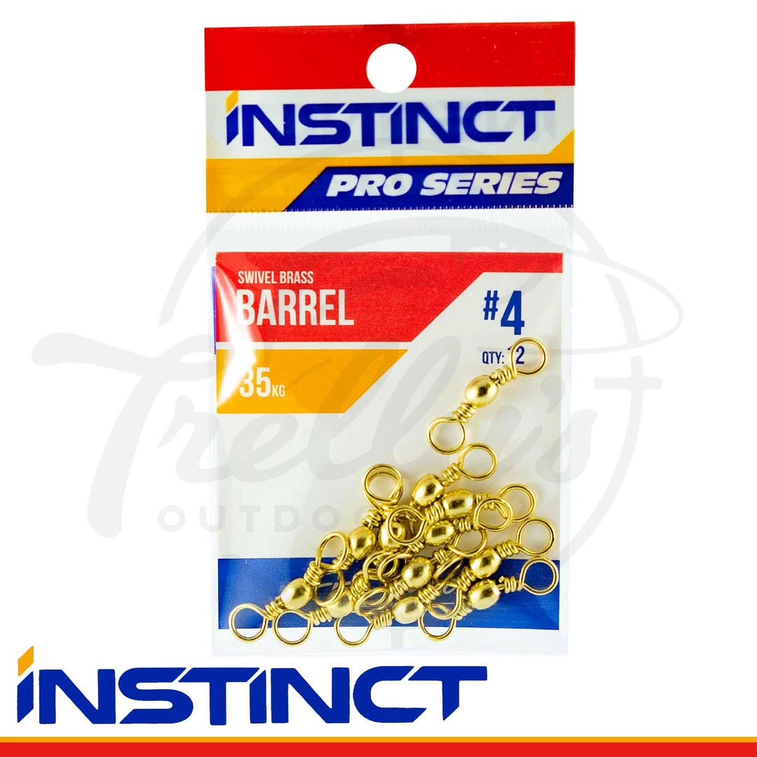 Instinct Pro Brass Barrel Fishing Swivel 1 Instinct Pro Brass Barrel Fishing Swivel