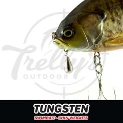 Downright Dangerous Fishing Tungsten Swimbait Chin Weights 4 Pack